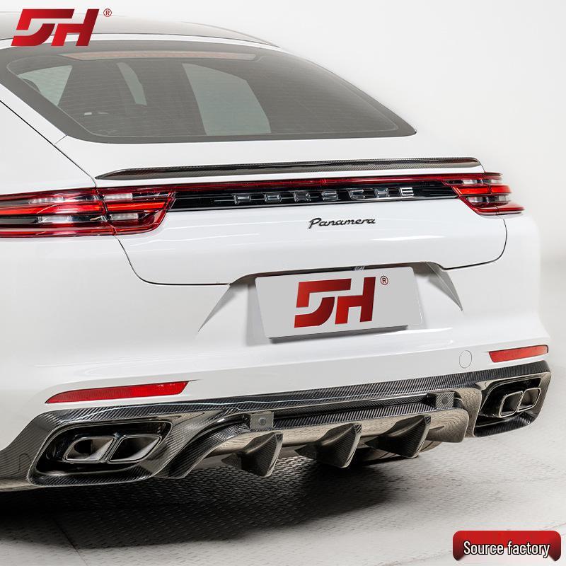 Carbon Fiber Rear Spoiler for Porsche Panamera 971 (2017-2023) - Non-destructive Installation