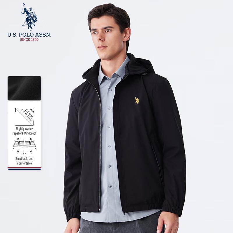 U.S. POLO ASSN. Men's Hooded Outdoor Jacket