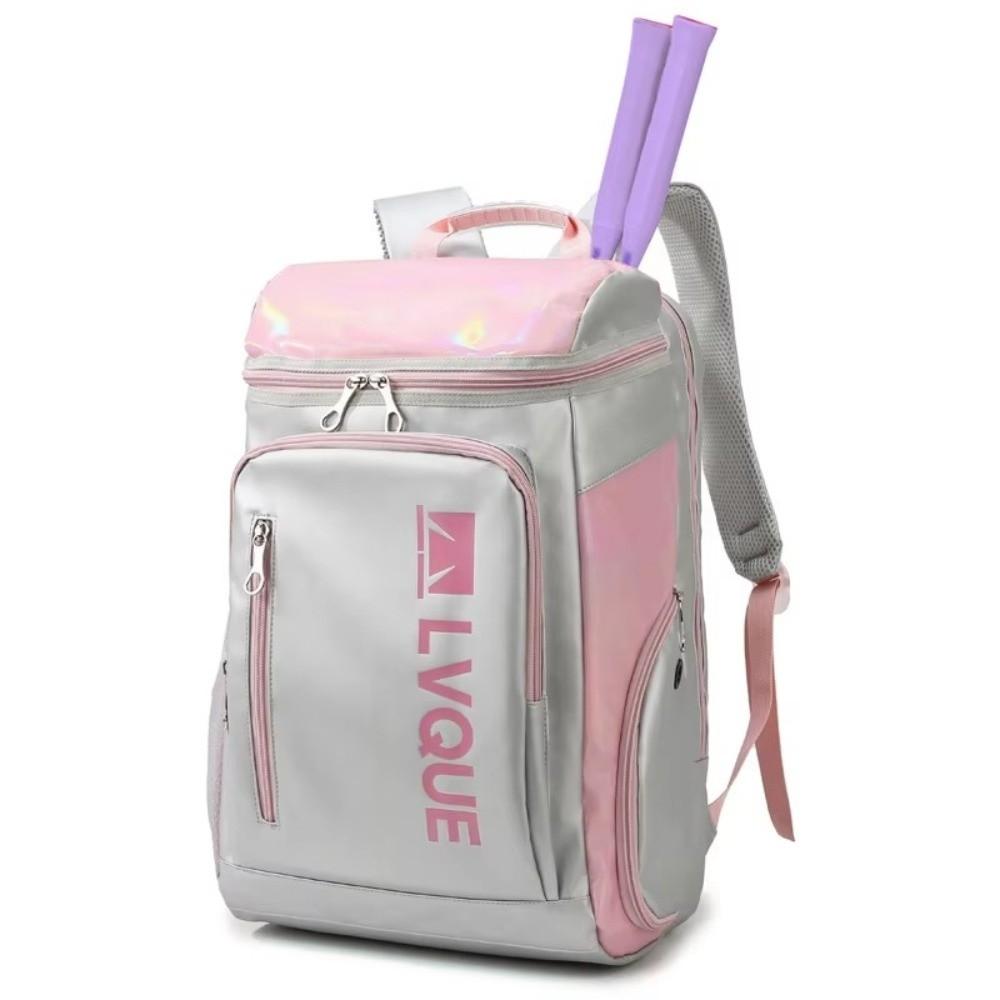 High Capacity Large Capacity Badminton Rackets Backpack Waterproof Portable Tennis Rackets Bag with Shoes Pocket Sports Bag