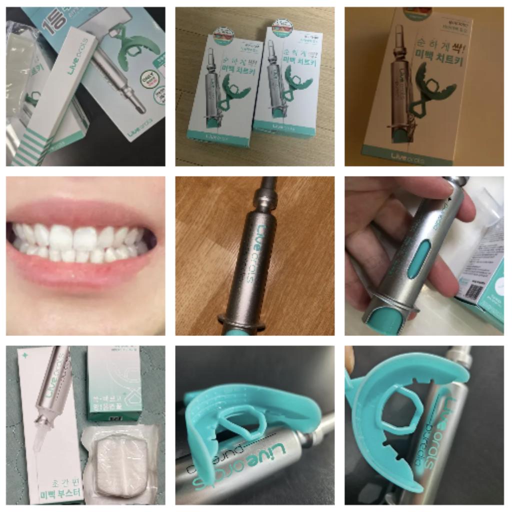 [LiveOrals] Pure Dia Self Teeth Whitener (2week Supply)