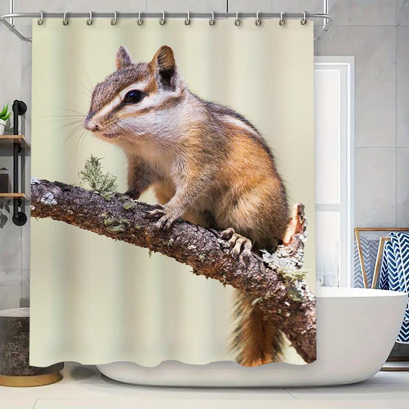 

Vintage-inspired Floral Patchwork Shower Curtain Decorate Your Bath with a Splash of Color 90x180cm