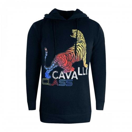 Cavalli Class Unisex Adult Bold Tiger Logo Hoodie