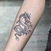 1Pcs Chinese Dragon Fake Tattoo Water Transfer Waterproof Temporary Sticker Women Men Sexy Beauty Body Art Cool Stuff