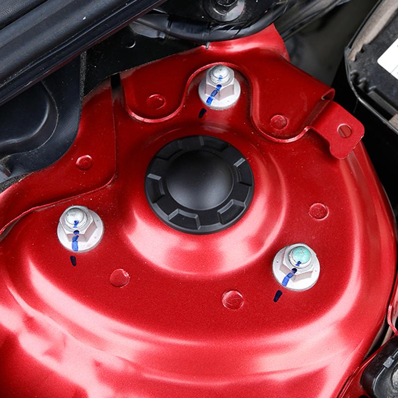 2Pcs Car Shock Absorber Screw Protective Cover Dust Cover Decoration Protection Cover for Mazda 3 Axela CX-30 2020 2021