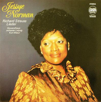 Δίσκος LP JESSYE NORMAN  GEWANDHAUSORCHESTER  Richard Strauss Lieder 729250 ETERNA 1989 Γερμανία Κλασική Μεταχειρισμένος