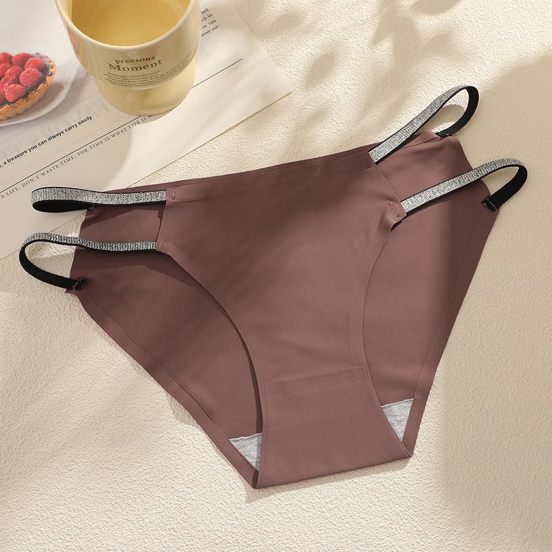 

Бесшовные трусики FINETOO для женщин, быстросохнущие трусики, удобные трусы с двойным плетеным ремешком XL хаки