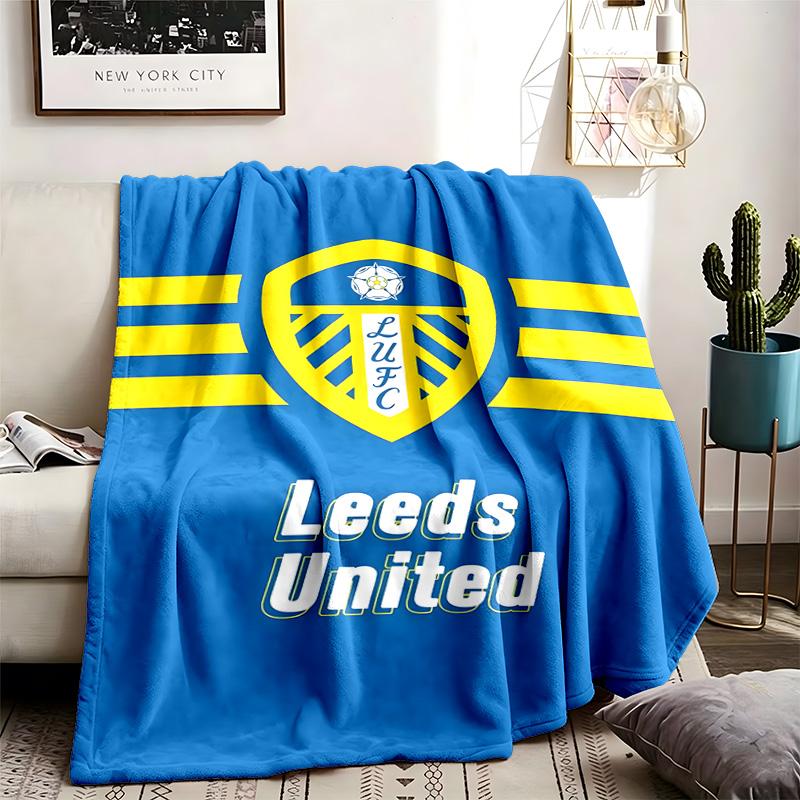 Leeds United Football Club Theme Blanket Suitable For Beds Sofas And Camping Perfect For Both Men And Women Comfortable Bedding All Year Round
