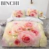Luxury 3D Bedding Set Europe Double Duvet Cover Comfortable Blanket Quilt Nordic Bed Linen