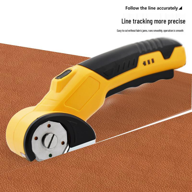 Portable Electric Rotary Cutter for Fabric and Leather