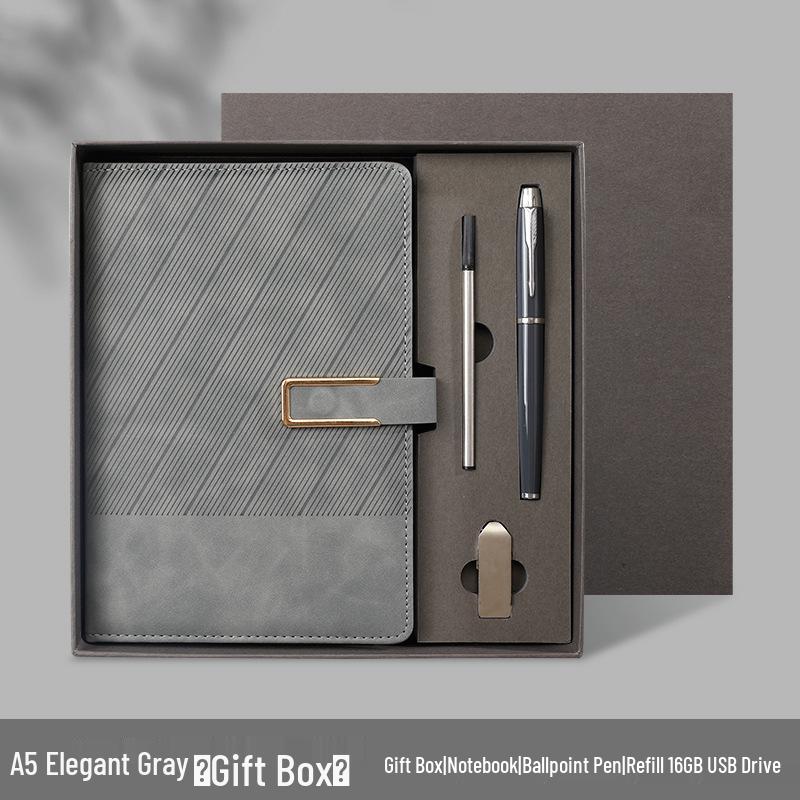 Custom Notebook & Diary Gift Set with Logo for Company Event or Student
