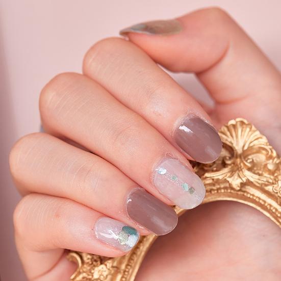 1 Set Nail Sticker Removable Ultra-Thin Non-Irritation Bubble Free Exquisite Pattern Decorative Resin Ink Nail Sticker