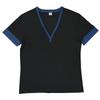 ins Cross-border 2026 Summer Fast Sale Amazon Short Sleeve Casual Men's V-Neck Large Size Stripe T-Shirt Top