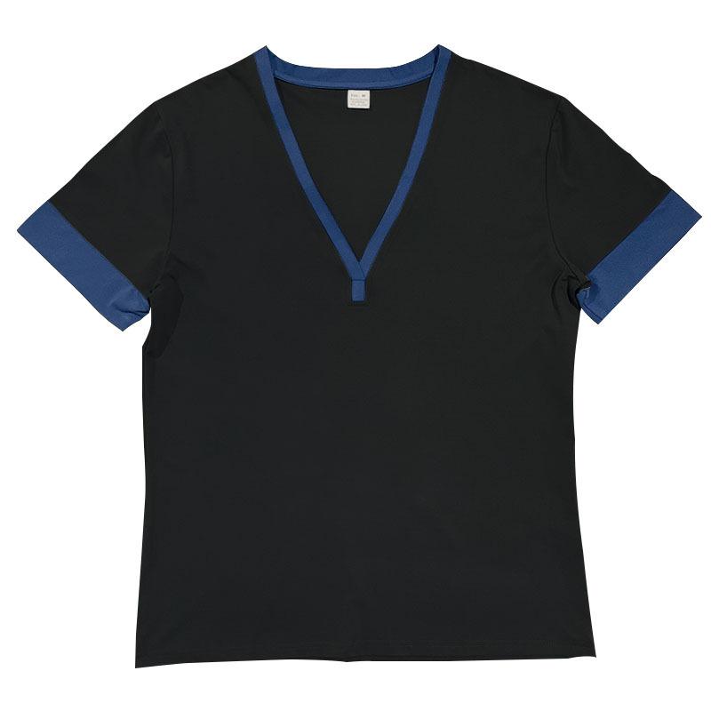 ins Cross-border 2026 Summer Fast Sale Amazon Short Sleeve Casual Men's V-Neck Large Size Stripe T-Shirt Top