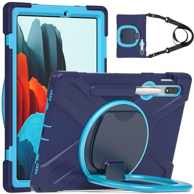 Case for Samsung Galaxy Tab A7 A8 Sm T510 T500 T290 T295 Case Funda Silicone Sleeve for S6 Lite S7 S7 +/S7plus Tablet Cover