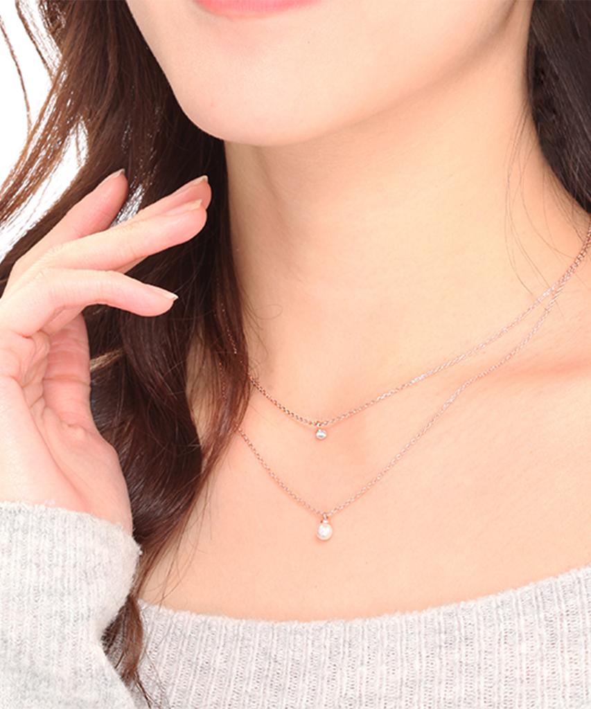 Ellejewelry Pearl Layered Necklace Elbrnn009