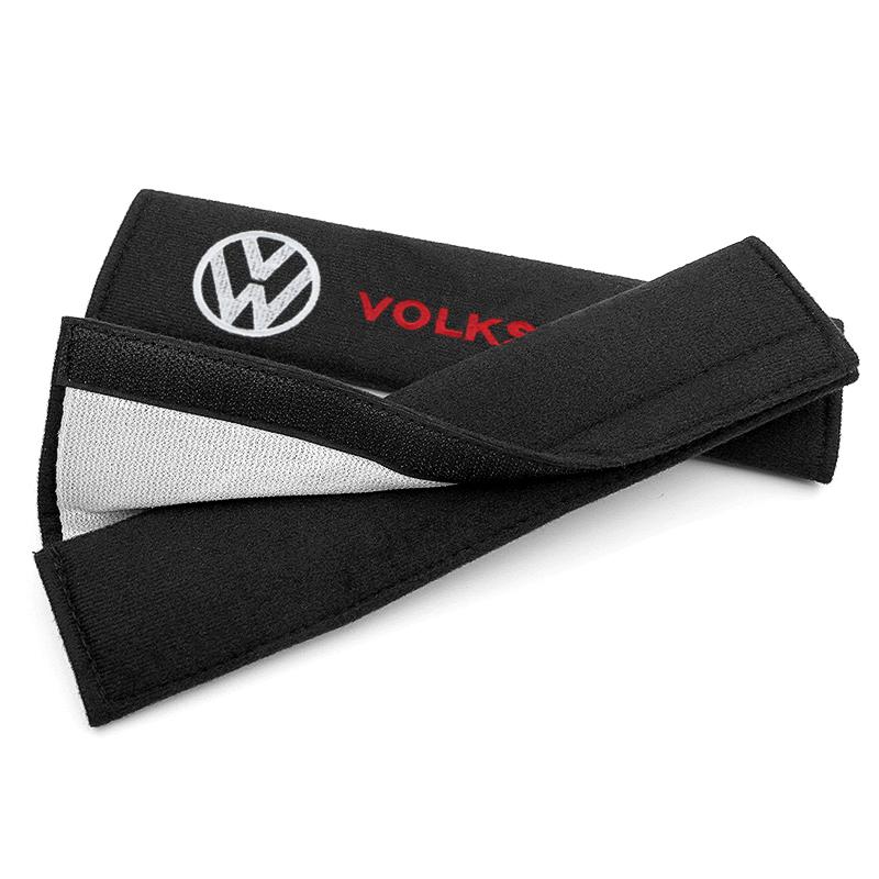 2Pcs Car Seat Shoulder Belt Cover Protector Pad Auto Accessories For Volkswagen Magotan Sagitar Golf-4 5 6 7 Magotan Polaris Boracay
