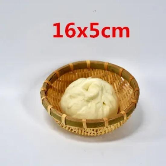 Натуральные бамбуковые корзины ручной работы для фруктов овощей хлеба ротанга паровая корзина для хранения домашняя посуда ящик для хранения корзина для хлеба 1429₽