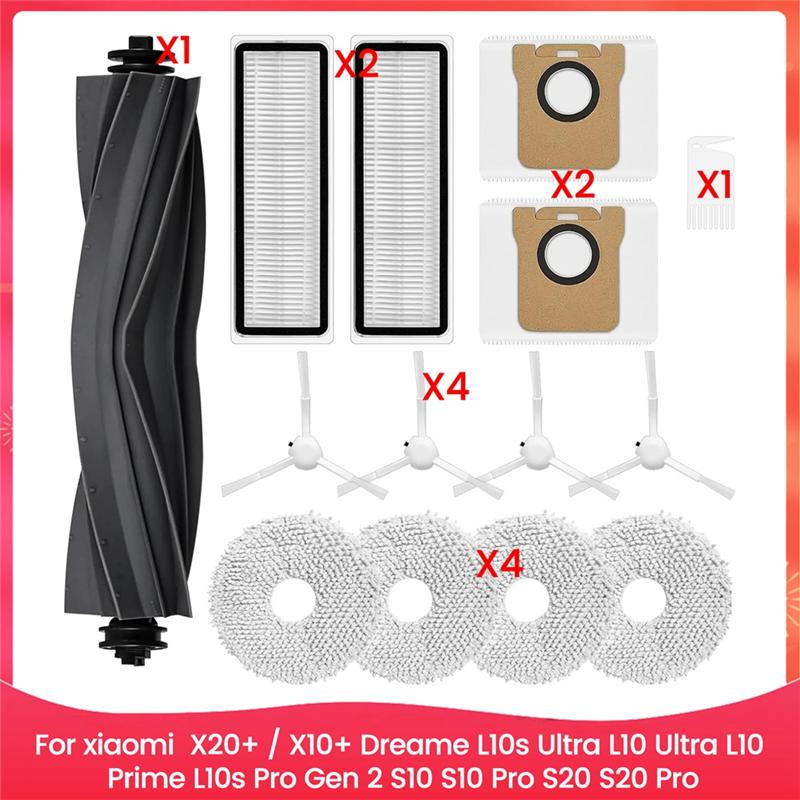 A03F-For Xiaomi X20+ / X10+, For Dreame L10s Ultra, L10 Ultra, S10, S10 Pro, S20, S20 Pro Robot Vacuum Replacement Parts