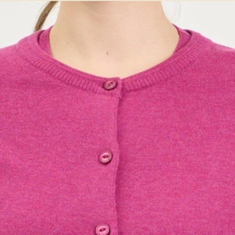 Bcbg Round Neck Wool Knit Cardigan B5s2k210