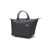 Longchamp Borsa Tote Pieghevole Le Pliage Club 30 Manico Corto Tela di Nylon e Pelle Donna Borsa Tote Grigio Metallico 1623619300