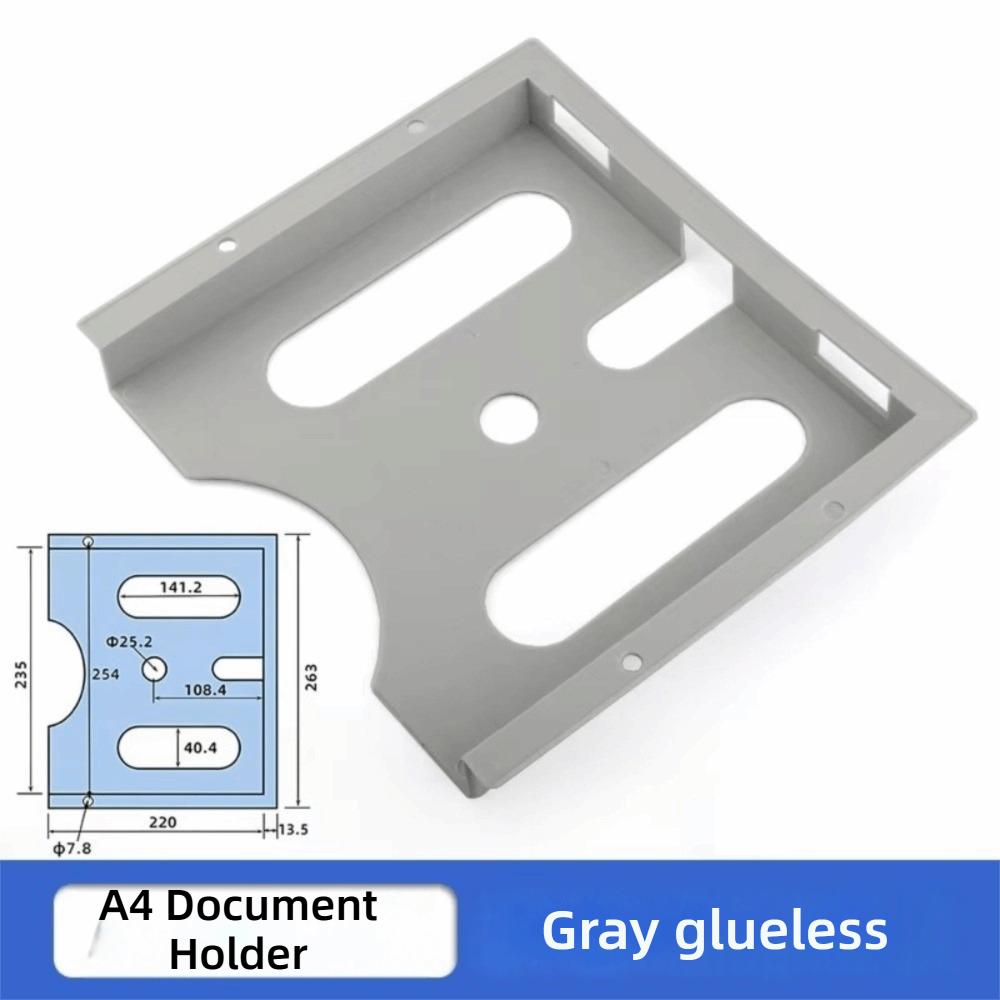 

A4 Size Electrical Cabinet File Folder Orange Gray ABS Material Control Cabinet Document Holder Cabinet Door Document Storage