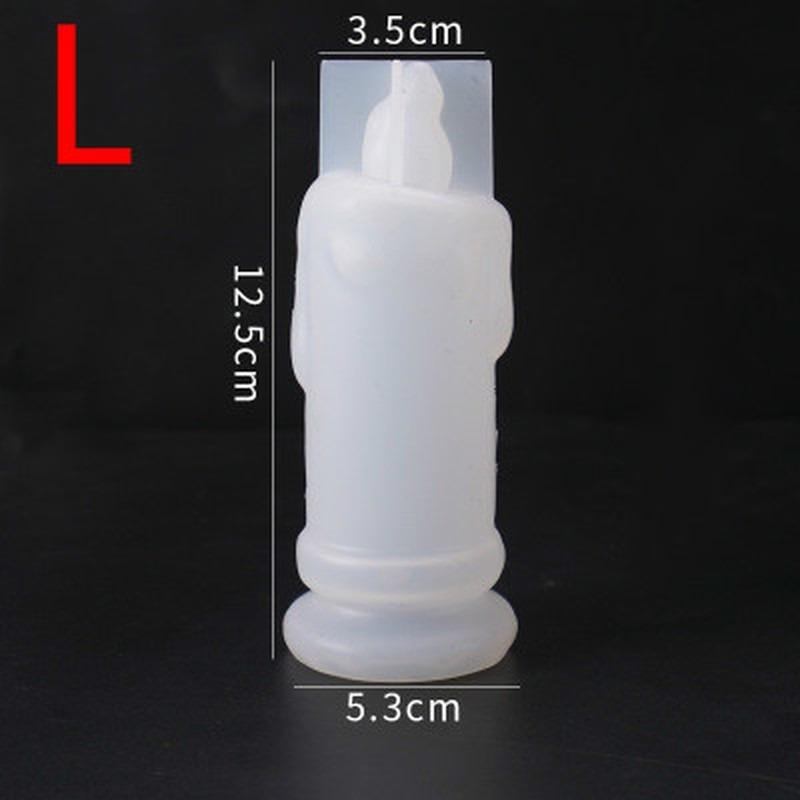3D Kerzenhalterform Silikonform Kerzenform Epoxid Schmuck Handwerk Aufbewahrungsbox Harzform