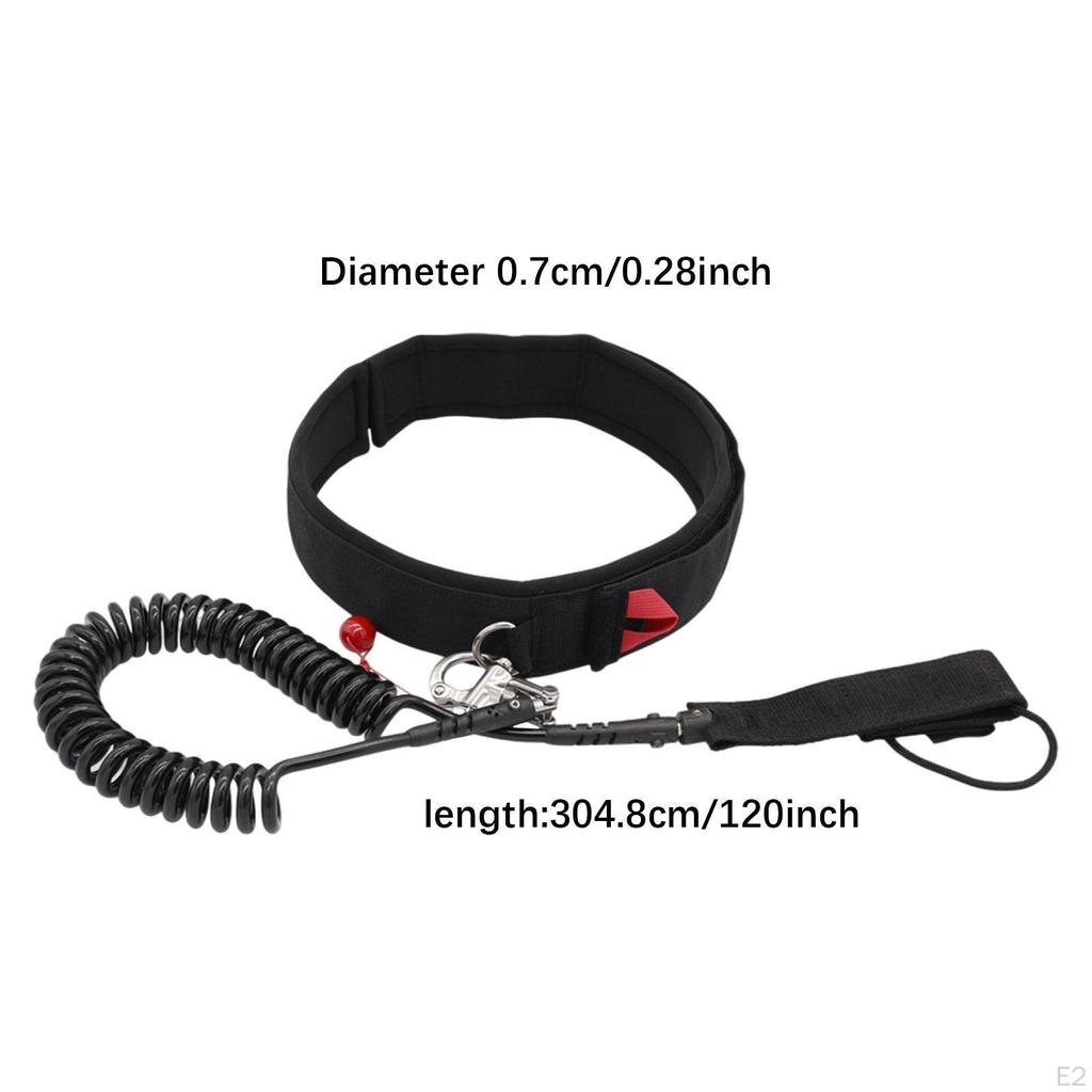 Surfbräda Midjerep Paddelrep Bekvämt 305 cm Långt 7 mm Diameter Surfingbälte för