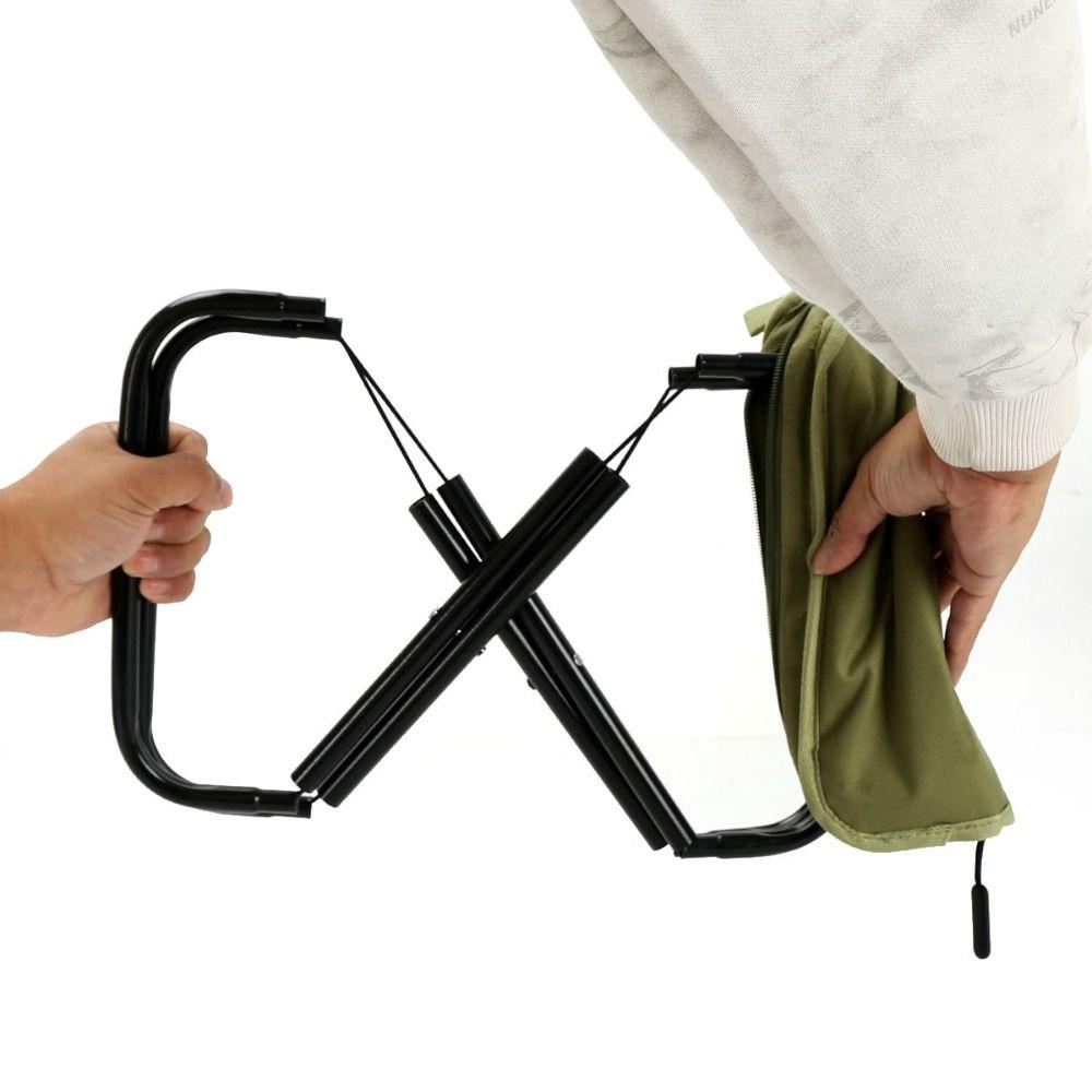Multifunctional Outdoor Folding Stool Ultra Light Sponge Hiking Stool Seat  For Fishing and Camping