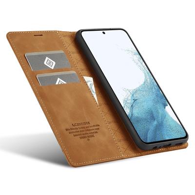 Θήκη Τηλεφώνου LC.IMEEKE για Samsung Galaxy S23 FE, Κάλυμμα Πορτοφολιού με Δερματίνη Μικροϊνών και Σταντ