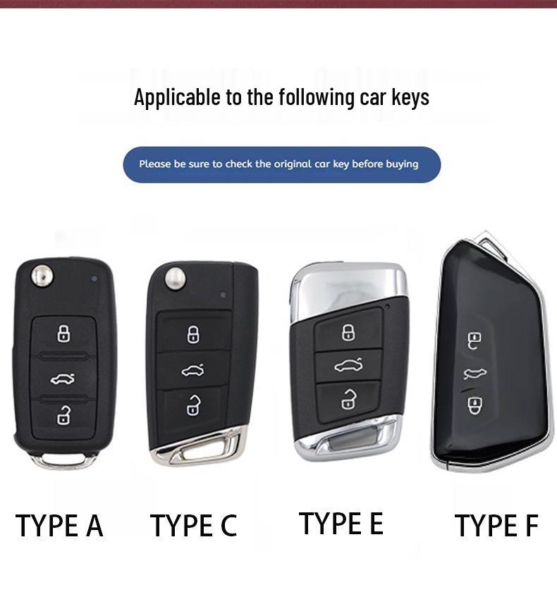Funda para Llave de Volkswagen Magotan: Funda Protectora para Interiores de Coche Sagitar, Lavida, Bora y Passat