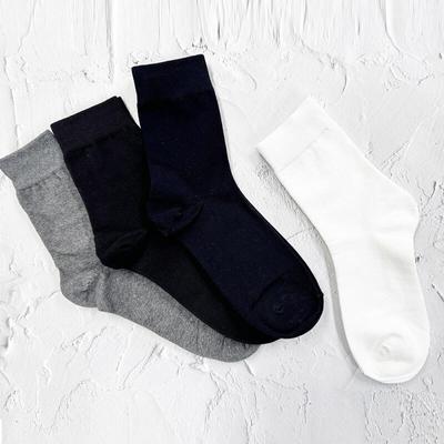 1 Pair of 13 Men's Daily Plain Socks