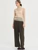 SORRY, TOO MUCH LOVE Seine Wild Pintuck Slacks_Brown