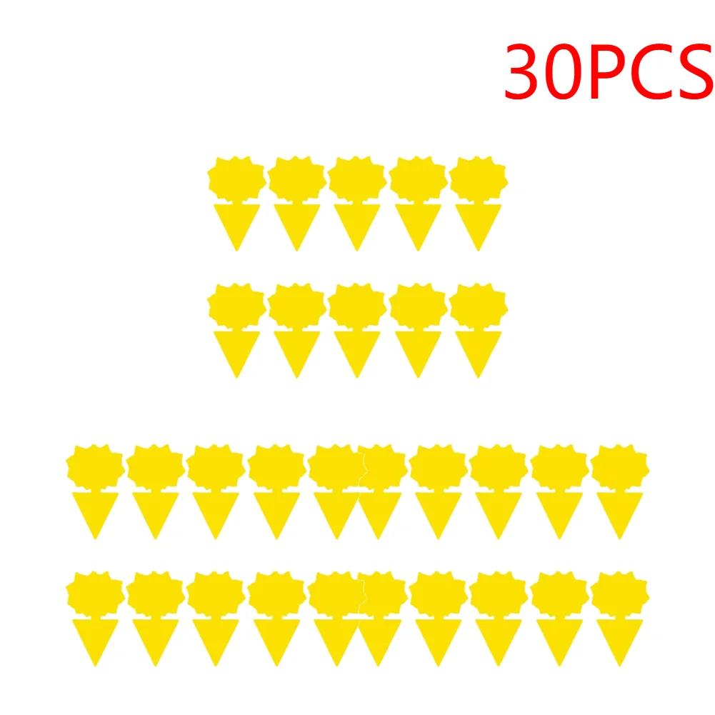 100-10pcs Dual-Sided Insect Mosquito Sticky Trap For Garden Insect Killer Whitefly Thrip Fruit Fly Gnat Waterproof Sticky Board