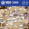VDD SS16-SS30 High Quality  2088 Rhinestones Crystal Flatback 8 Big 8 Small 16cut Stones for DIY Crafts Nail Art Decoration