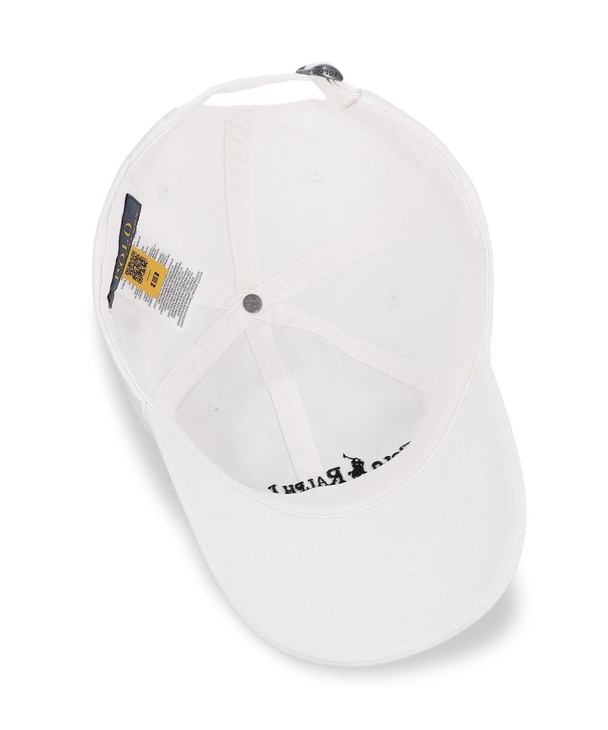 POLO RALPH LAUREN Baumwoll-Twill Baseballkappe - Weiß