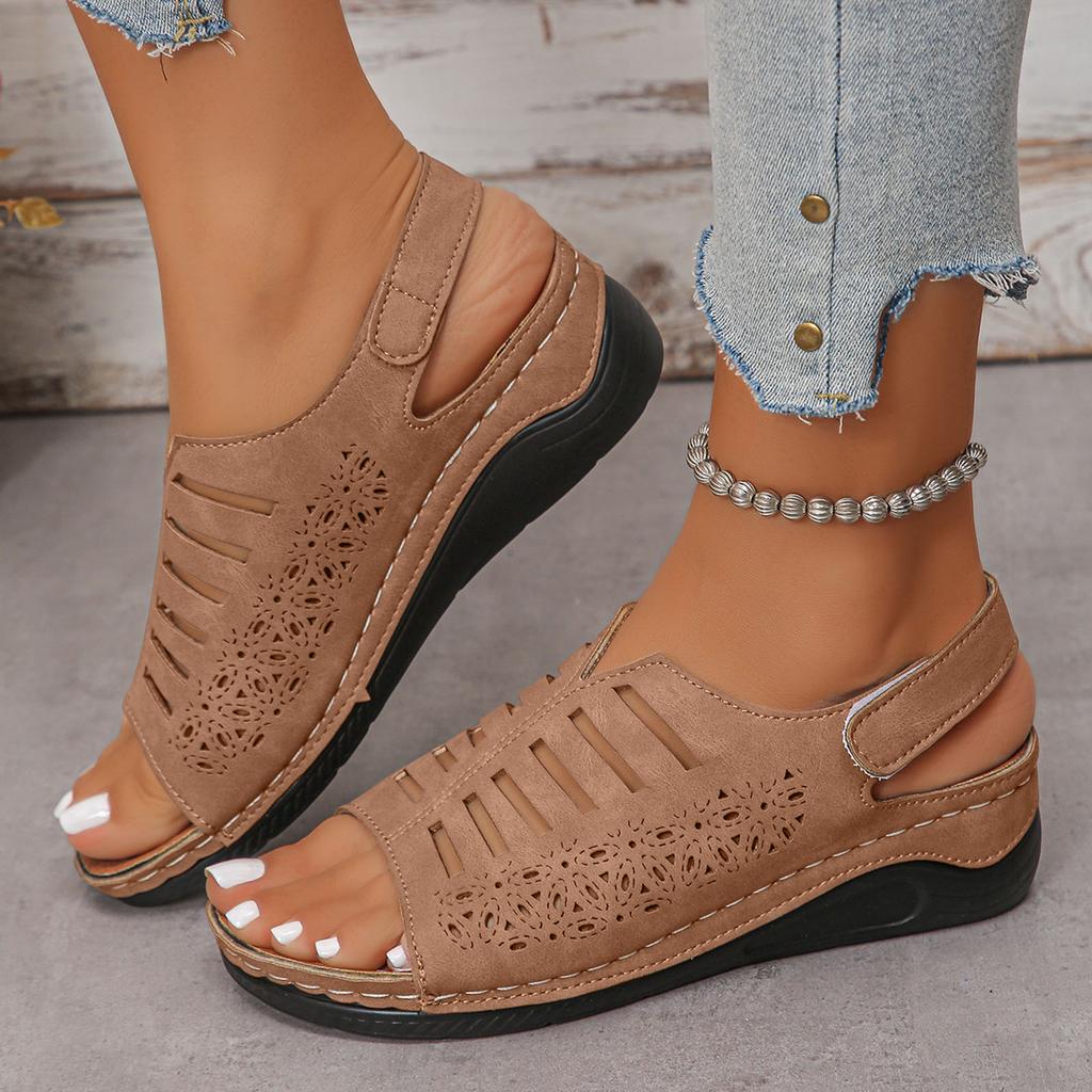 Platform Wedge Sandals Lightweight Summer Strap Casual Vacation Sandals Born Womens Sandals 7 Clog Sandals For Women Size 11
