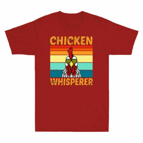 Chicken Whisperer T-Shirt Funny Farm Animal Farmer Gifts Vintage Men s T-Shirt S