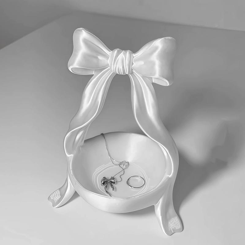 3D Printed Jewelry Display Box Bow Storage Box Desktop Decoration Ornaments Ins Makeup Box Perfume Bracelet Display Rack Shelf