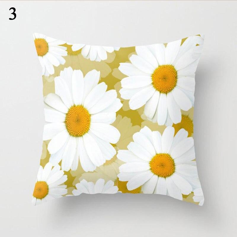 Daisy Cushion Cover Car Decoration Sofa Pillow Cover Home Goods Pillow Cover Pillow Cover Pillow Cover Hot Sale