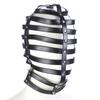 BDSM PU Leather Cage Hood Mask Hollow Out Slave Bondage Head Harness Role Play Fetish Gear Adult Sex Toys for Men Women