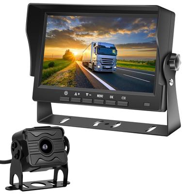 Tonowu AHD aizmugures kameras monitora komplekts Aizmugures monitors Aizmugures kamera 24V 7 collu IPS monitors Pieejamas 2 ieejas Savietojams ar 12V līdz 36V Putekļu necaurlaidīgs un
