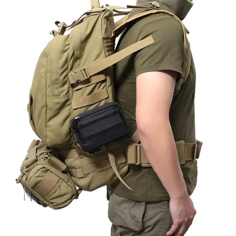 Taktische Molle Gürteltasche Männer Outdoor Camping Brieftasche Klettern Geldbörse Fanny Pack EDC Telefon Tasche Nylon Jagd Gürtel Tasche