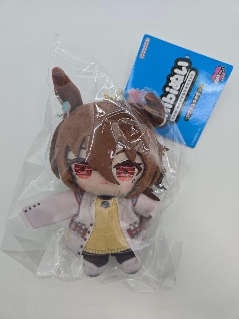 Uma Musume Cinderella Gray Agnes Tachyon Sitting mascot Plush Toy Chibinui