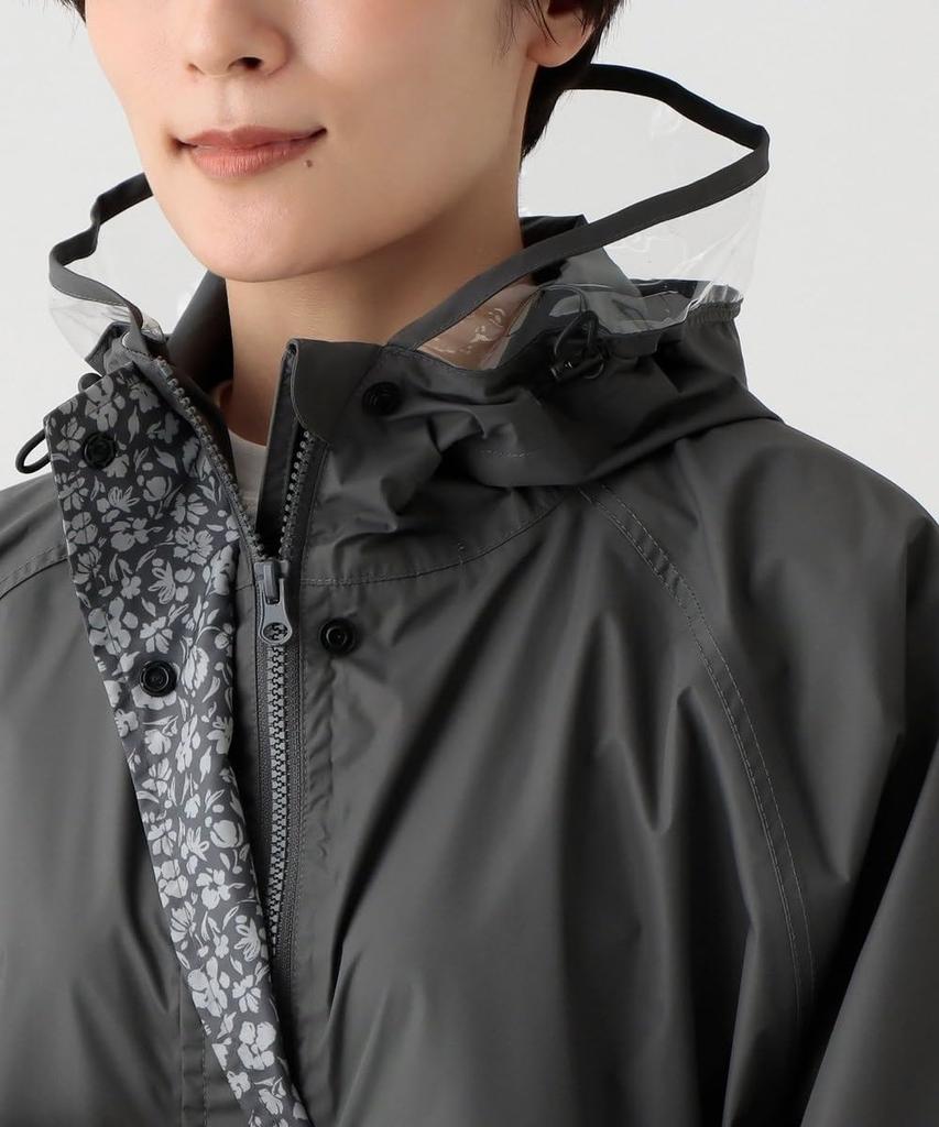 Afternoon Tea Living JK16 Tent Line Charcoal Gray Raincoat/Poncho Raincoat,