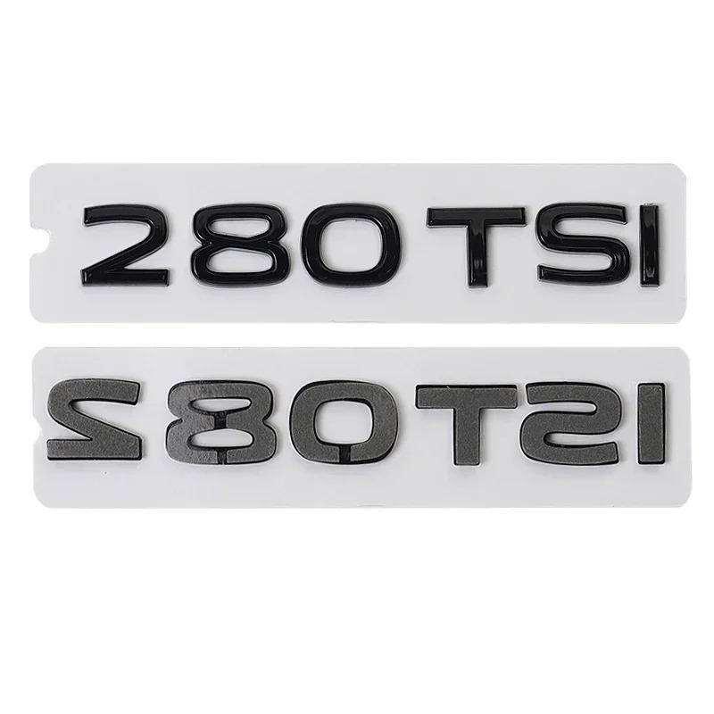 3D ABS 280TSI 380TSI Car Body Side Emblem Auto Rear Trunk Badge Sticker For VW Golf Passat Jetta Tiguan Polo Vento Lavida MK4