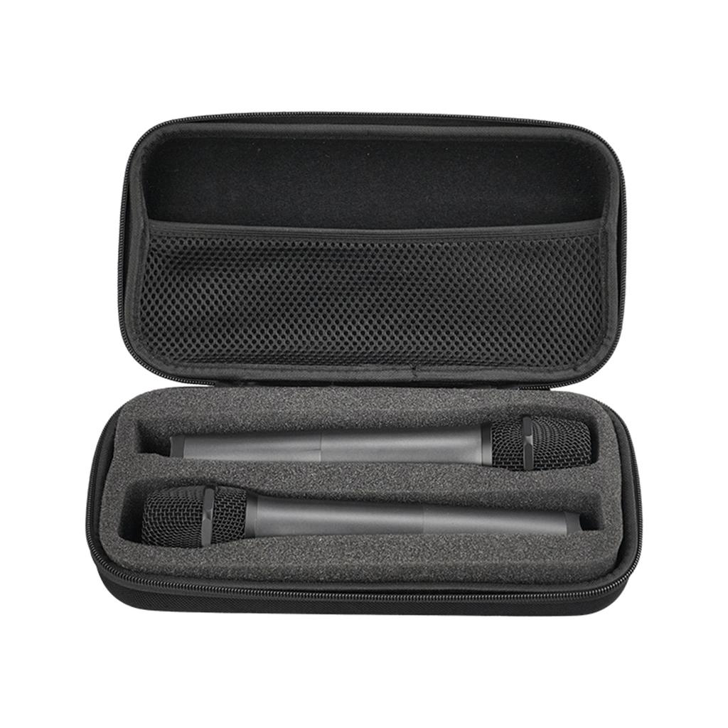 EVA Hard Shells Storage Zipper Bag Case Microphone Storage Box Bags Easy to Open & Close Protective Bags MIC Pouch
