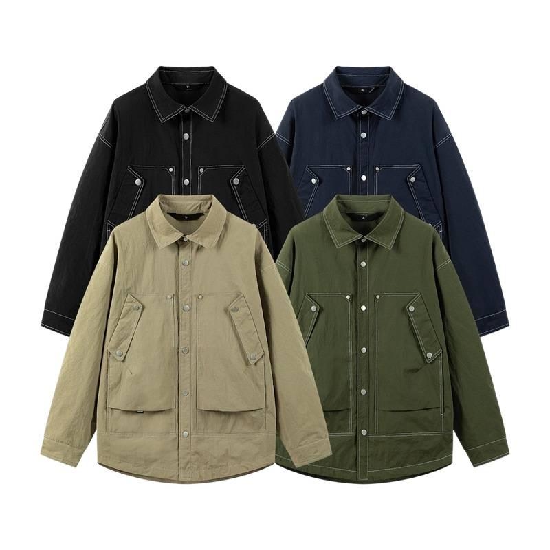 Jacket Men's Color Blocking 2025 Autumn and Winter New Men's Youth Windproof Fashion Casual Top Jacket Trend