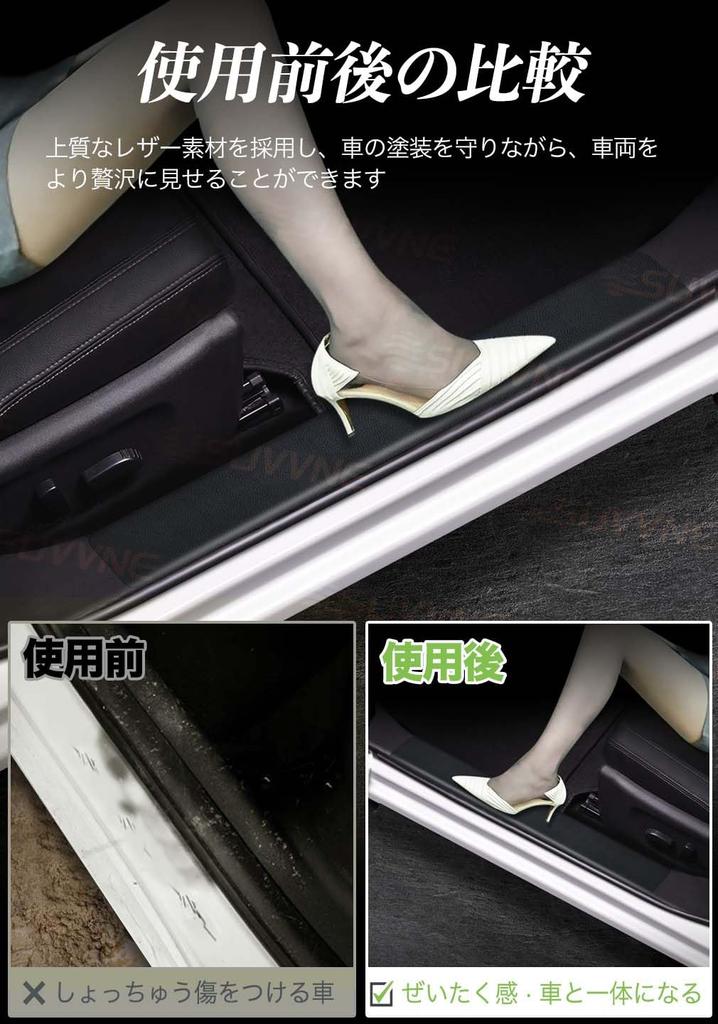 SUVVNE Scuff Plate, New Prius 60 Series Car Side Step Guard, PRIUS 60 Series
