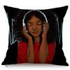 Africa Fashion Black Girl Pop Art Posters Style Decorative Cushion Cover Funky Sexy Woman Life Portrait Sofa Throw Pillow Case