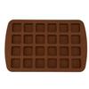 Cake Make 24-Cavity Silicone Squares Baking  Chocolate  Bakeware